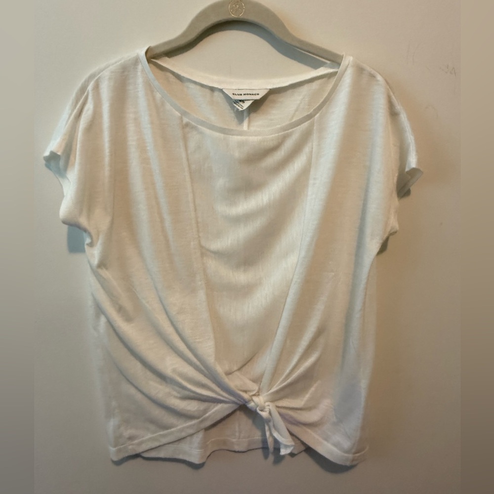 Club Monaco Cream Women's Top